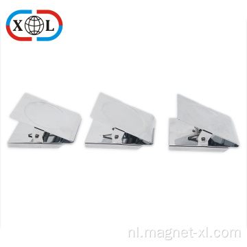 Metalen magnetische vierkante paperclipholer voor kantoor